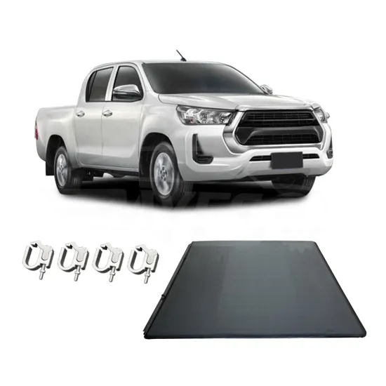 Custom Aluminum Pickup Accessories Soft Roll-Up Tonneau Cover for Nissan Navara NP300