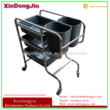 RTC-5C dish collection cart, clearing trolley, collection cart