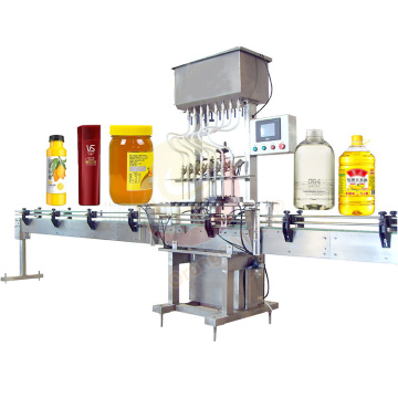 Elektrik 6 kepala mesin pengisian minuman keras mudah untuk botol 15ml dengan kawalan digital