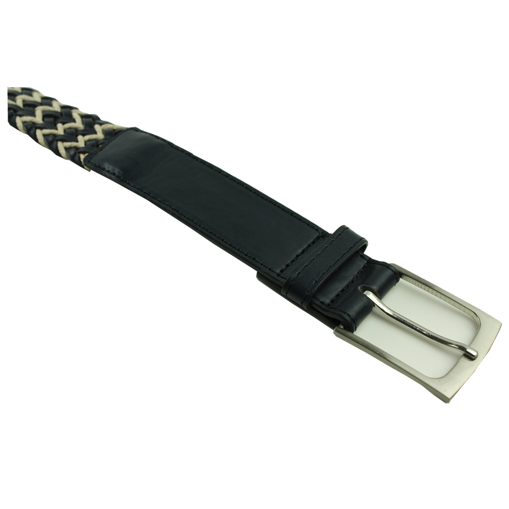 Ceinture Arrow en cuir tressé Western