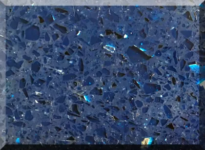 White starlight fossil quartz stone countertops