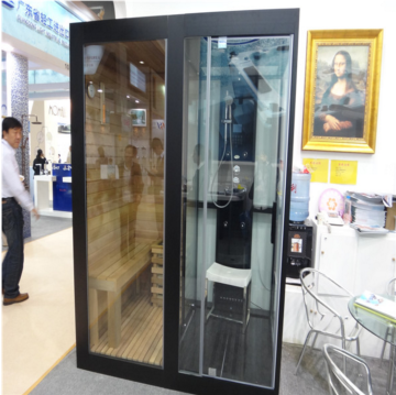 Tempered Glass Steam Sauna Shower Room Cabin M-8287