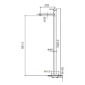 Seawave Single Lever Bath Mixer Floor-Standing