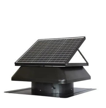 Solar Attic Ventilation: 0 Electricity Cost Solar Roof Exhaust Fan