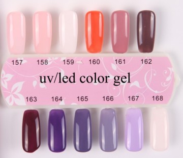 self gel nail uv/led soak off pure color gel