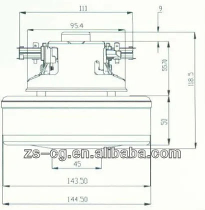 electrical vacuum cleaner motor