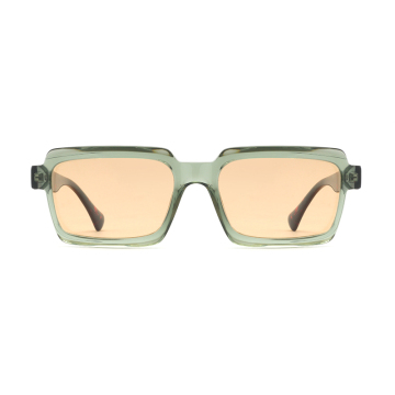 Square Design UV400 Injection Acetate Polarized Sunglasses