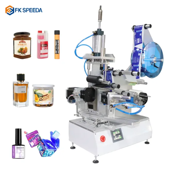 New Condition Electrically Driven Semi-Automatic Flat Bottle Labeling Machine for Square Glass Bottles - Special Offer