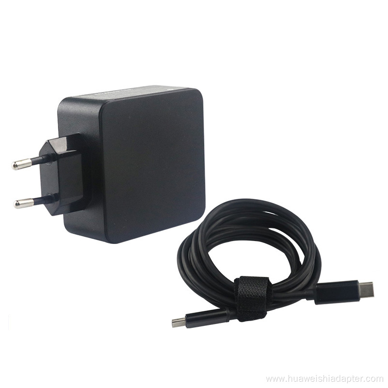 charger real 45w type-c ac dc adapter