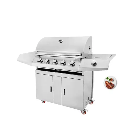 Stainless Steel Outdoor Kitchen House Veranda Design Gas Grill