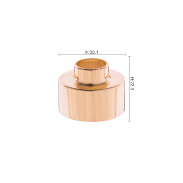 Cheap wholesale gold perfume bottle spray crimp collar