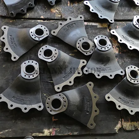 Certificated OEM customized clay sand cast iron truck accessory parts cast iron bracket