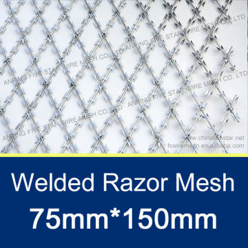 BTO22/75*150mm Diamond Welding Razor Mesh