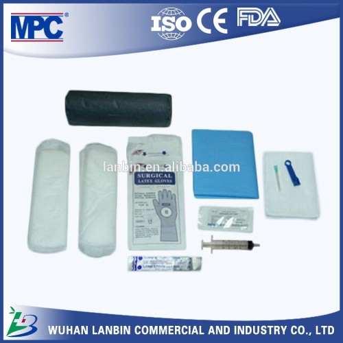 Customized disposable delivery kits sterile surgical field