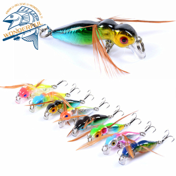 Hard Plastic 45mm Sinking Fishing Lure for Trout and Freshwater