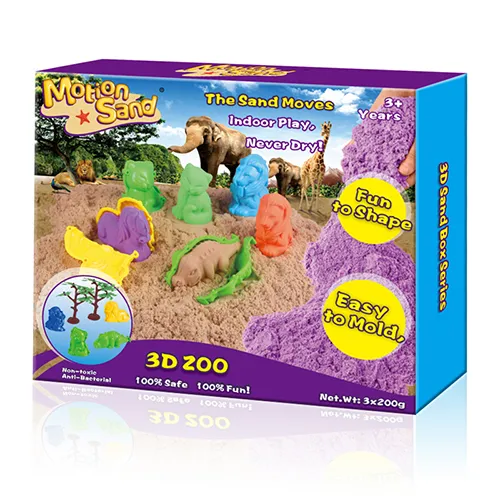 3D Motion Sand zoo box