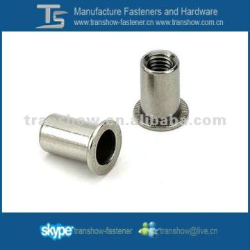 M3-M12 Flat Head Stainless Steel Rivet Nut