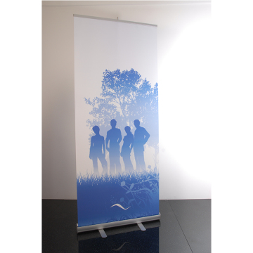 High Quality Aluminum Banner Stand Reusable Roll Up Display