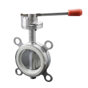 DN150 to DN500 Stainless Steel Sanitary Lever Wafer Butterfly Valve Actuators and Pipe Fittings