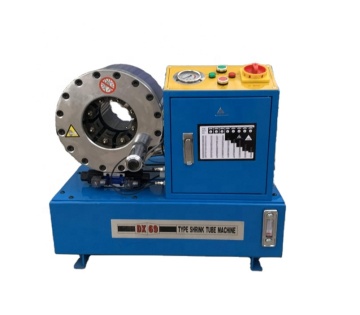 Electric Excavator Finn Power Hose Crimper 2inch Hydraulic Pipe Crimping Machine DX68
