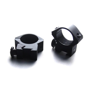 Low Profile 25.4mm Dovetail Double Scope Rings for Factory CNC Machined Hunting Scope Mounting