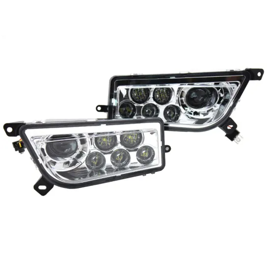 Off-Road Products RZR 900 / XP 1000 Chrome ATV UTV Led Headlight Kit Headlamp for Polaris