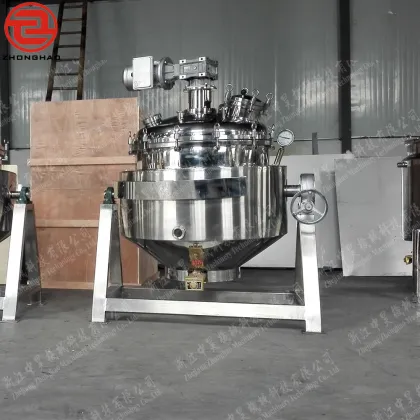 Stainless Steel Jacketed Heating Corn Syrup Sugar Syrup Mixing Kettle