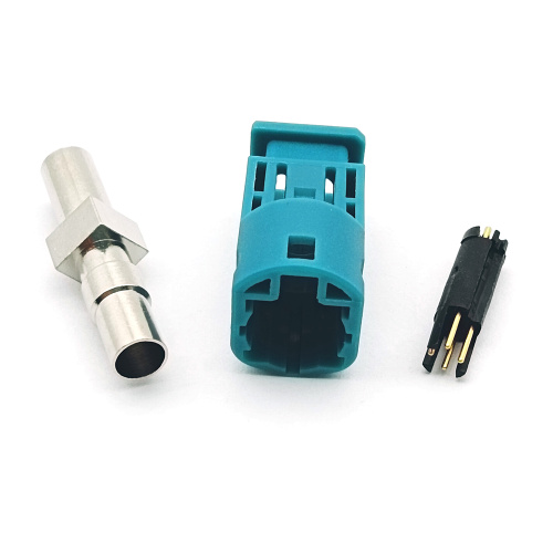 Universal 4 Pin Solder HSD Male Plug Connector