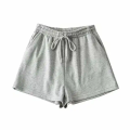 Aangepaste gewone 100% katoen Frans Terry Jogging Women Sweat Shorts