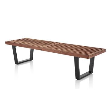 Nelson Style Wooden Platform Outdoor Garden Patio Bench