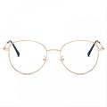 Lightweight Titanium Black And Gold Blue Light Glasses