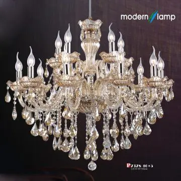 luxurious glass chandelier