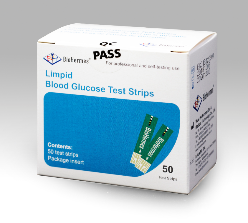 Kit de test de glucose pour pharmacie limpide