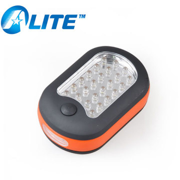 ABS Plastic 24 + 3 Portable LED Battery Work Light with Magnetic Base
