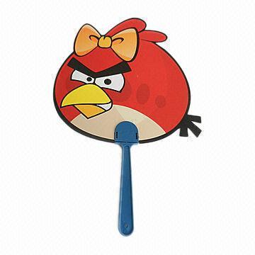 Paper Hand Fan with Cute Design, Water-resistant, Tear-resistant