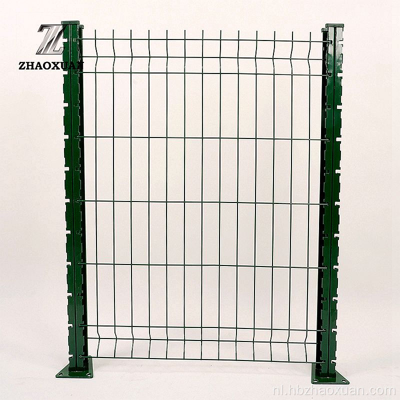 H Post PVC gecoate lasd draadmesh hek