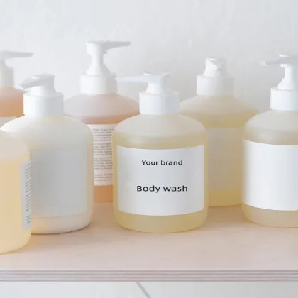 Private lable tumeric and honey body wash