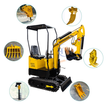 EPA Certified Hydraulic Micro Digger and Bagger: Μικρός Crawler Mini Excavator 500kg