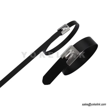 304 316 Önzáró Ball-Lock poliészter bevonatú nyakkendő UL&amp;Dnv tesztekkel