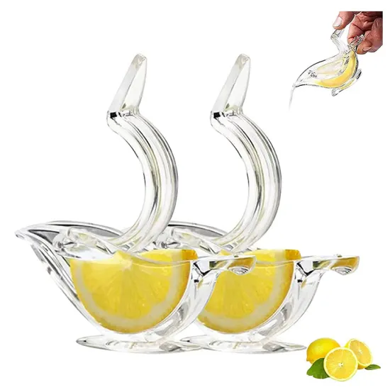 Hyri Hot Sale: Bird-Shaped Acrylic Crystal Elegance Hand Press Fruit Juicer - Perfect for Lemons