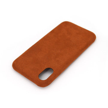 Funda de cuero de lujo con logotipo personalizado para iPhone