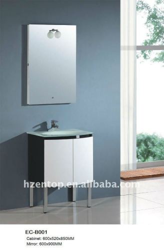 Bathroom glass 31" Vanity Sink Cabinet Set EC-B001