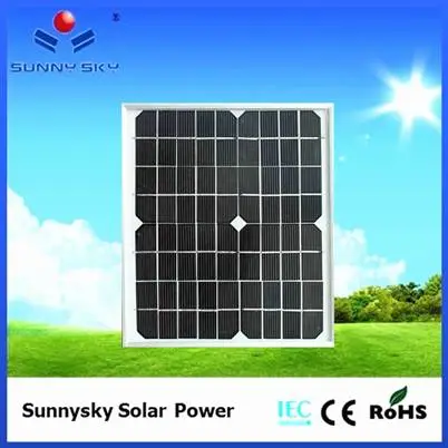 china high efficiency light weight solar panel