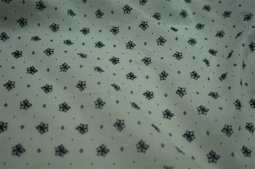 Cotton Pailsley Jacquard Print Fabric