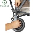 OUTERLEAD Large Chariot de plage pliant Wagon des bagages