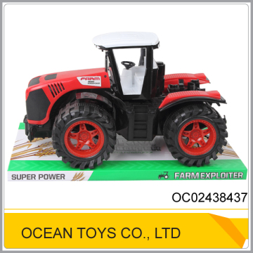 Non-toxic plastic friction power farmer miniature toy truck OC02438437