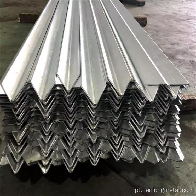 Barra de aço ângulo galvanizado SS400