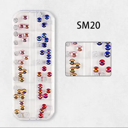 Shiny Diamond Nail Rhinestones for Nail Art and Manicure Decoration