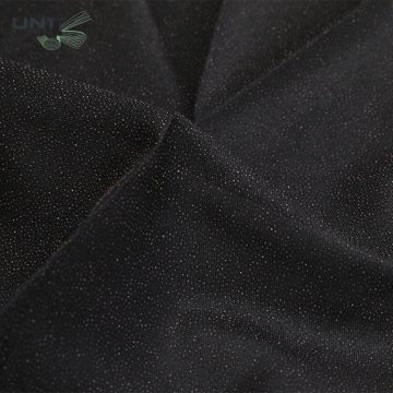 High Quality Double Side Coating Plain Woven Interlining Textile for Women's Chiffon Georgette Suit