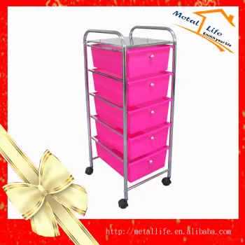 Hot sale plastic drawer trolley storage organizer